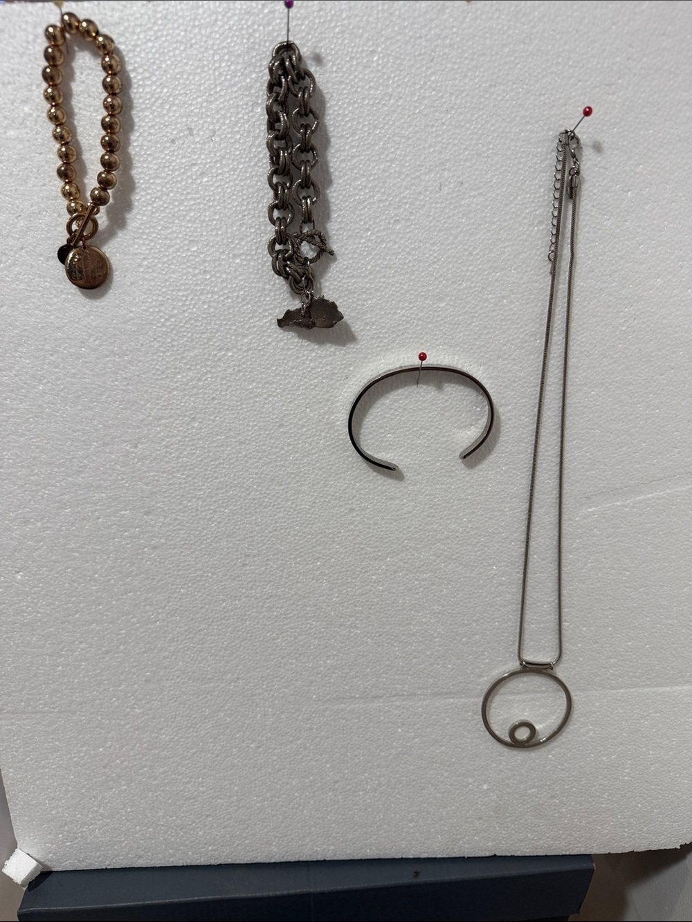 Minimalist Silver Circle Pendant Necklace by